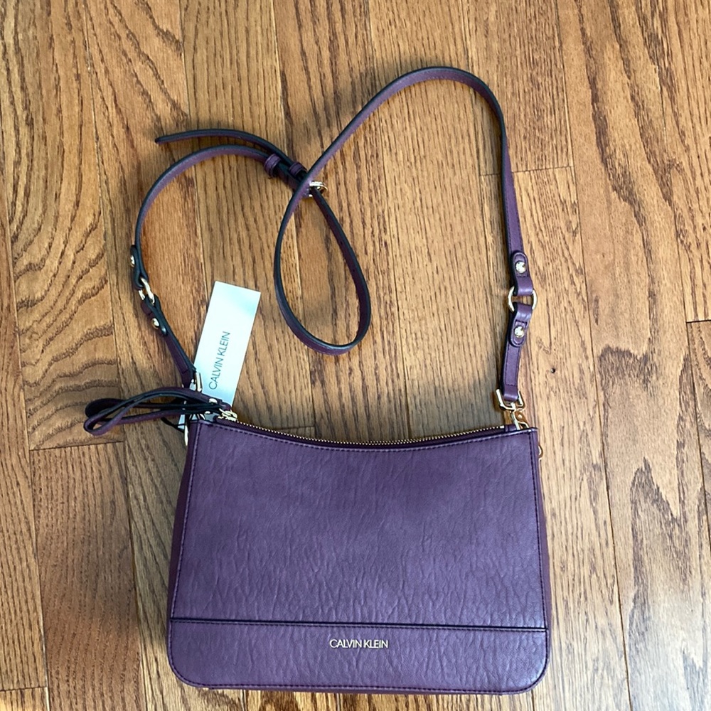 Calvin Klein Elaine Leather Handbag